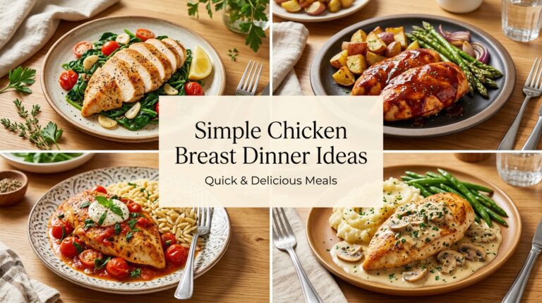 5 Simple Chicken Breast Dinner Ideas | Quick & Delicious Meals