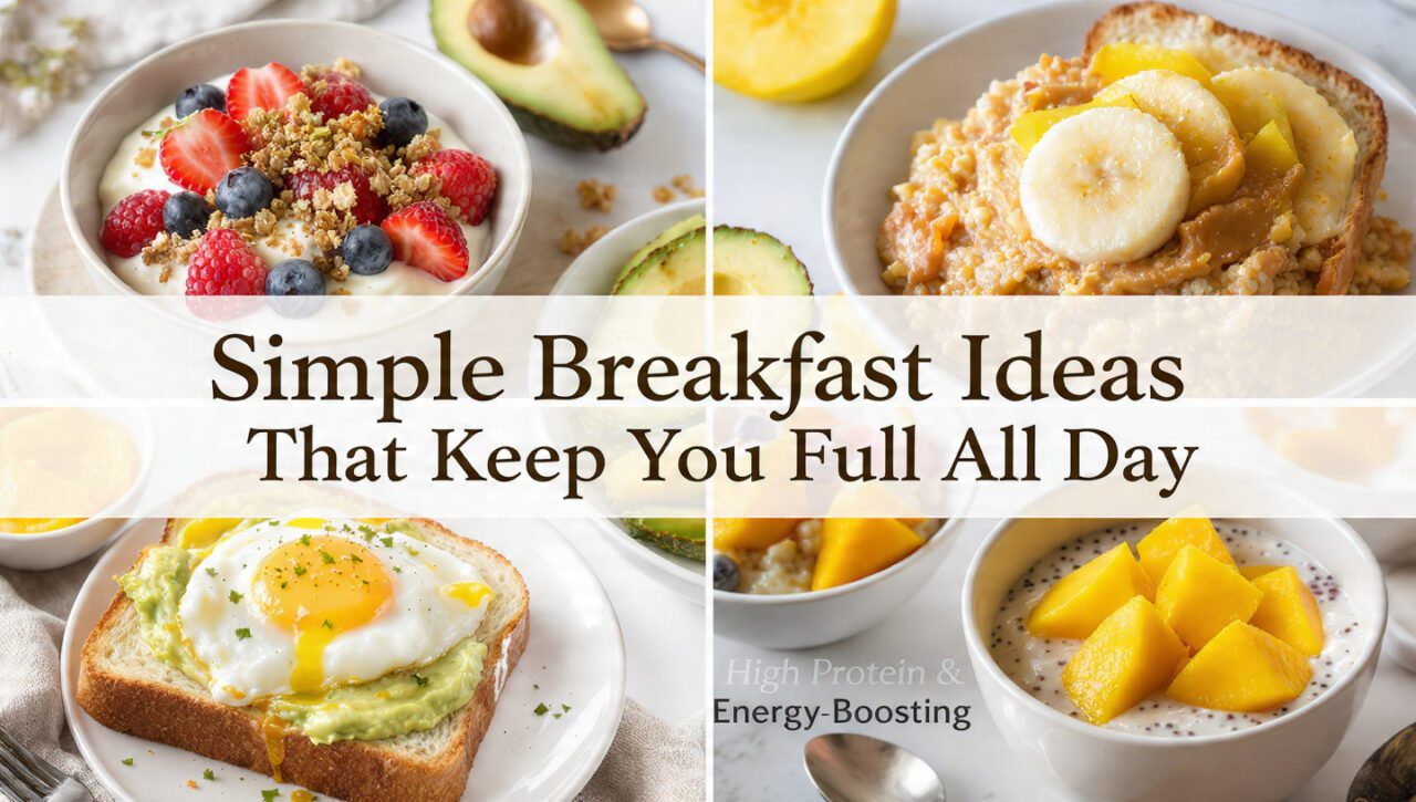 Simple Breakfast Ideas That Keep You Full All Day