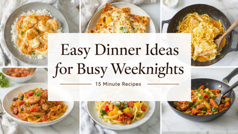 Easy Dinner Ideas for Busy Weeknights