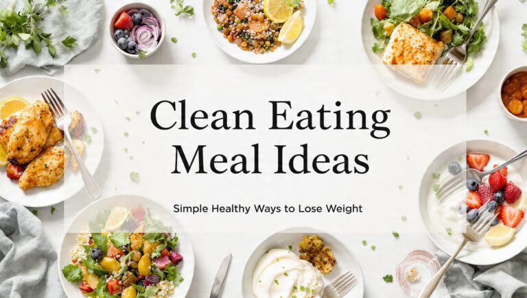 6 Clean Eating Meal Ideas | Simple Healthy Ways to Lose Weight