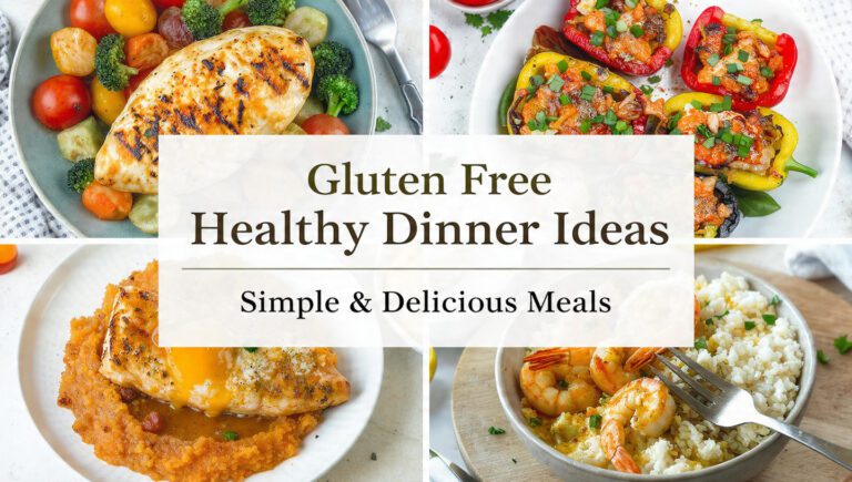6 Gluten Free Healthy Dinner Ideas | Simple & Delicious Meals