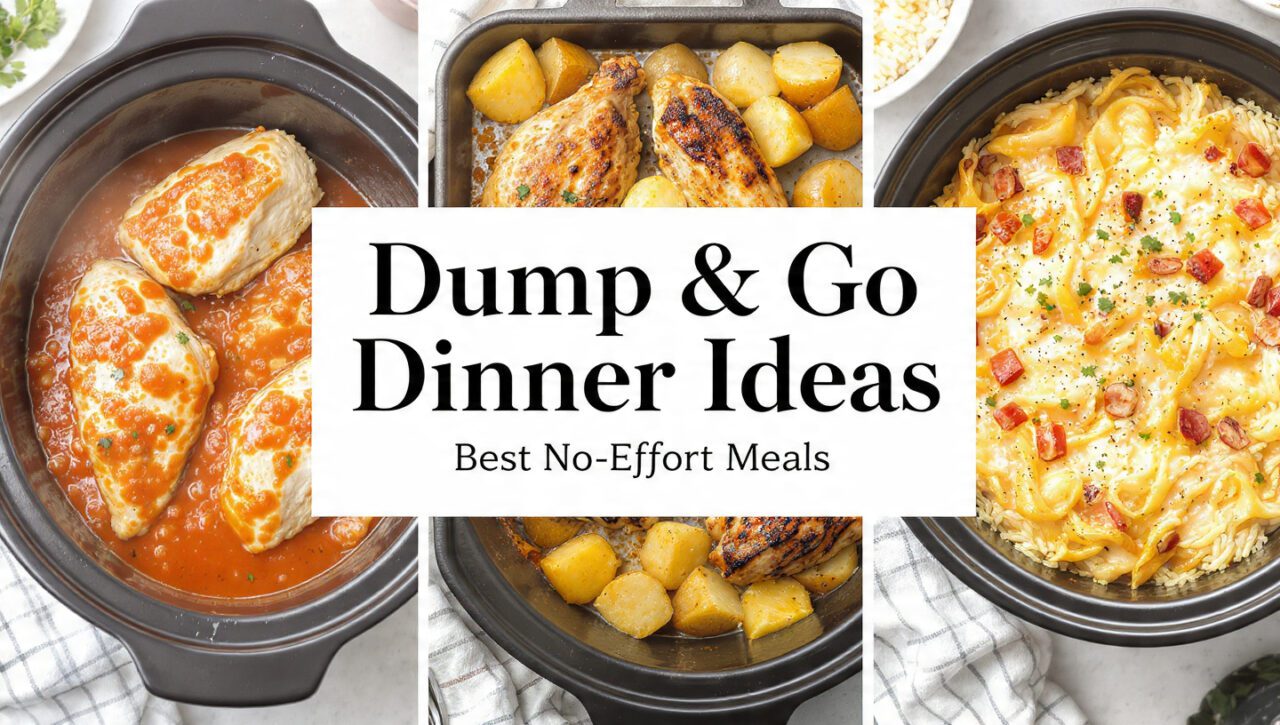 5 Dump & Go Dinner Ideas | Best No-Effort Meals