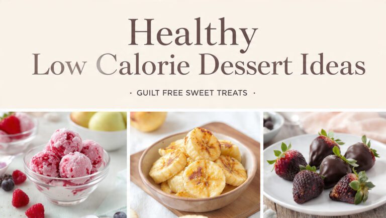 7 Healthy Low Calorie Dessert Ideas | Guilt Free Sweets