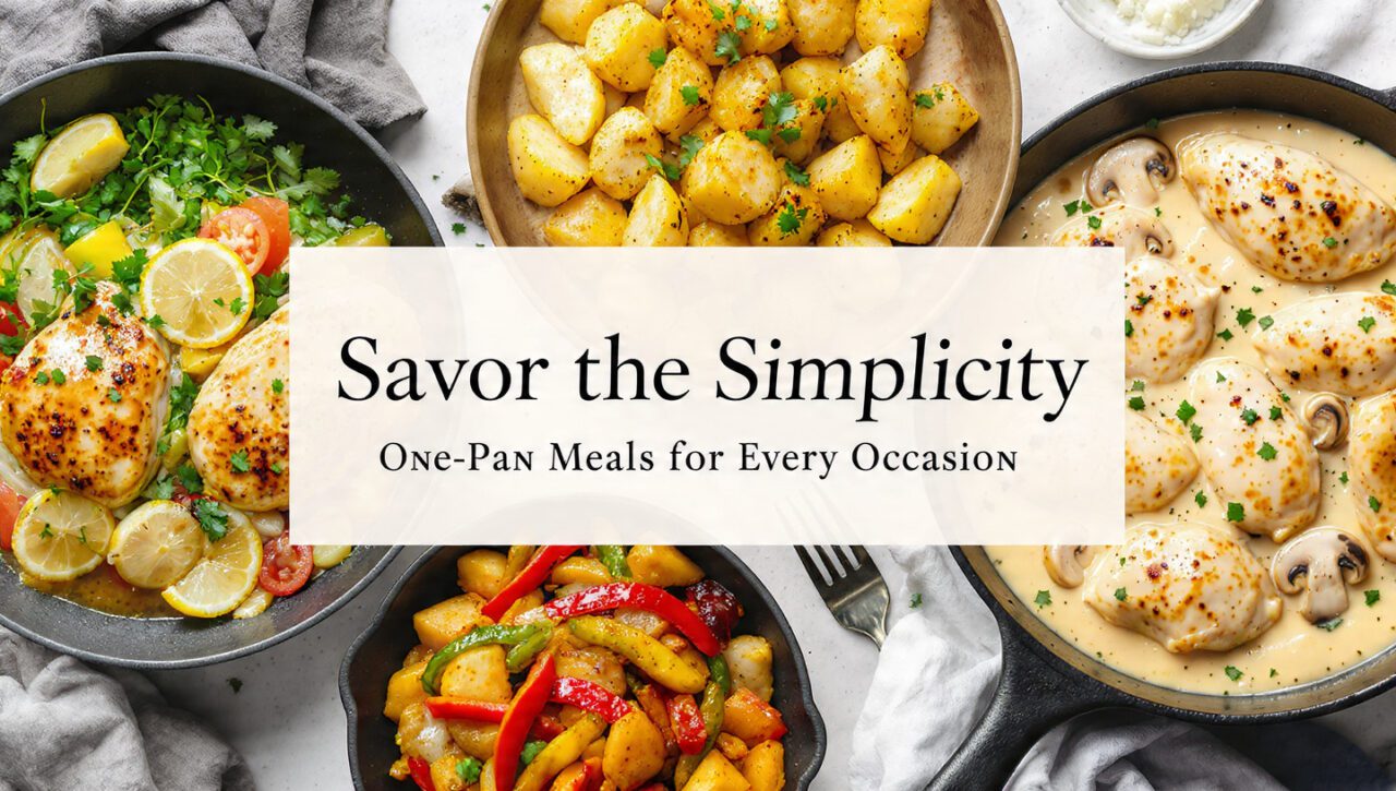 Easy One Pan Chicken Dinner Ideas