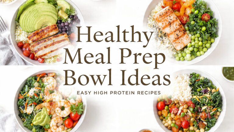 7 Healthy Meal Prep Bowl Ideas | Easy High Protein Recipes