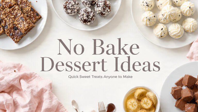 7 Easy No Bake Dessert Ideas