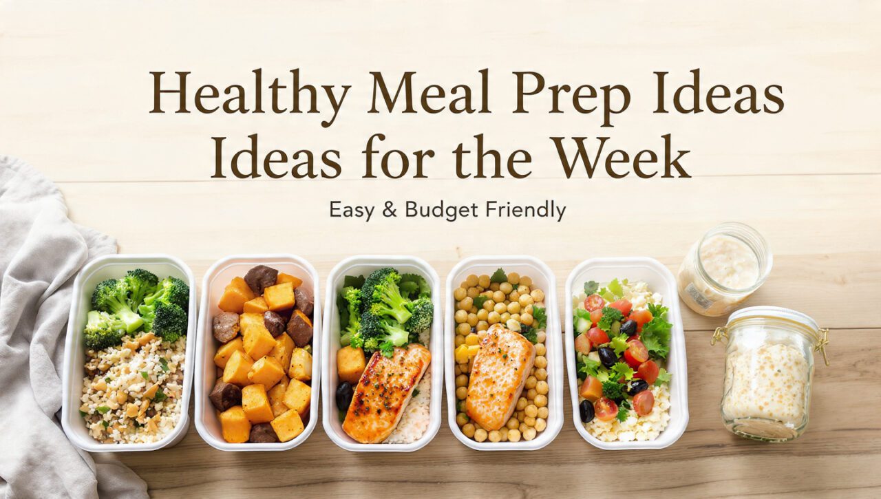 7 Healthy Meal Prep Ideas for the Week | Easy & Budget Friendly