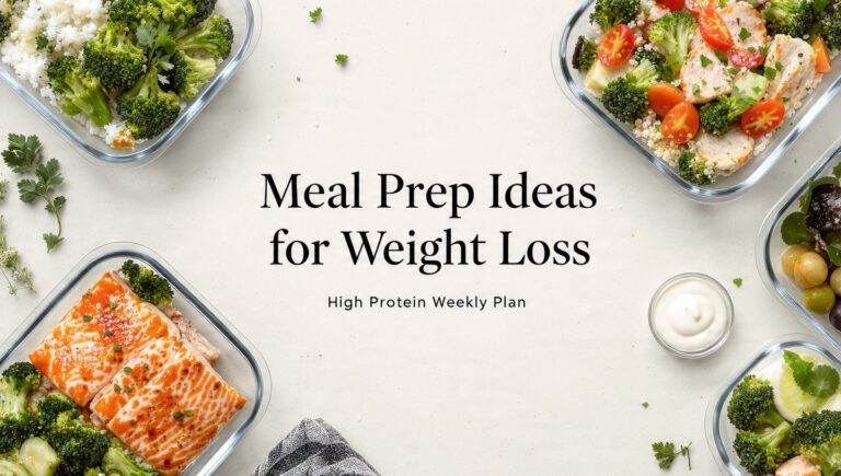 5 Meal Prep Ideas for Weight Loss | High Protein Weekly Plan