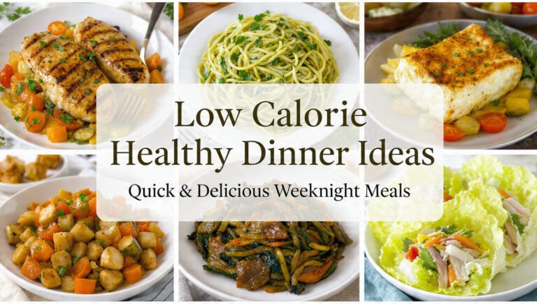 5 Low Calorie Healthy Dinner Ideas for Busy Weeknights