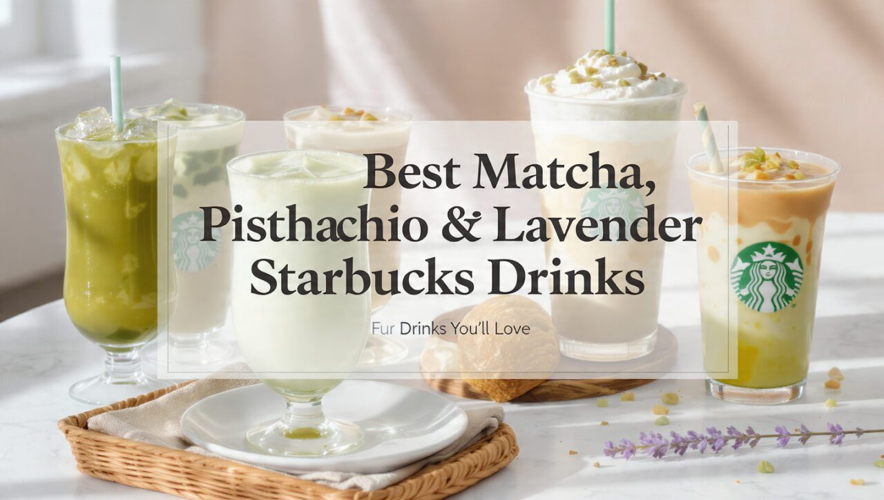 Best Matcha, Pistachio & Lavender Starbucks Drinks You’ll Love