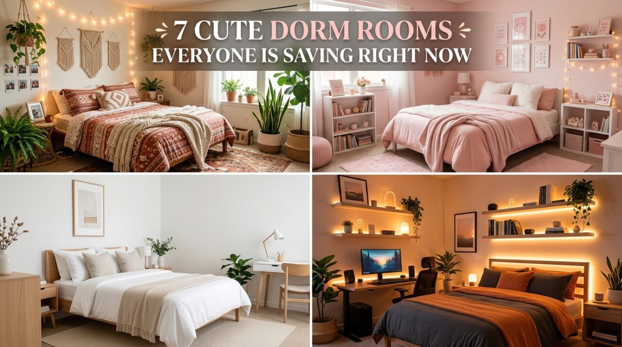7 Cute Dorm Rooms That Everyone Is Saving Right Now
