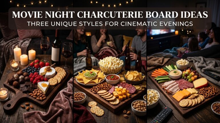 Movie Night Charcuterie Board Ideas for Cozy Nights