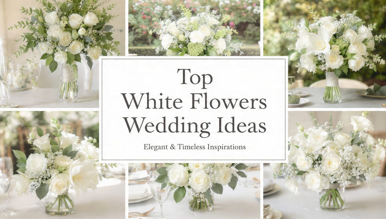 White Flowers Ideas for Wedding