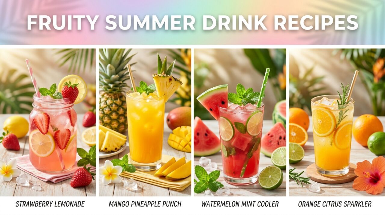 Fruity Summer Drinks Recipes