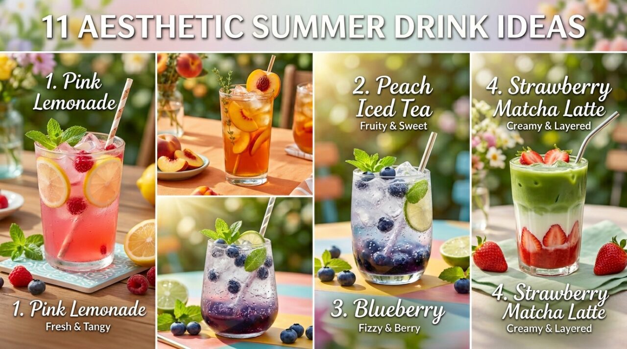Aesthetic Summer Drinks