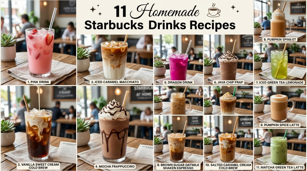 Homemade Starbucks Drinks Recipes