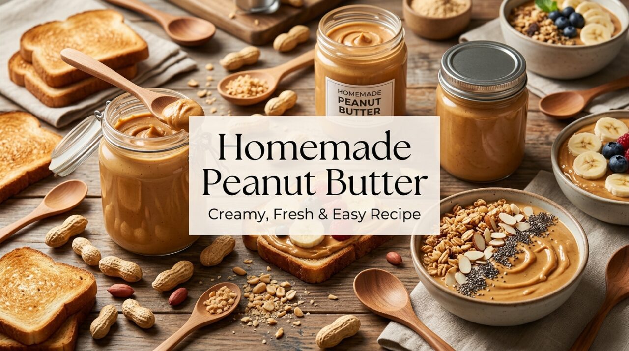 Homemade Peanut Butter