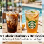 Low Calorie Starbucks Drinks for Summer