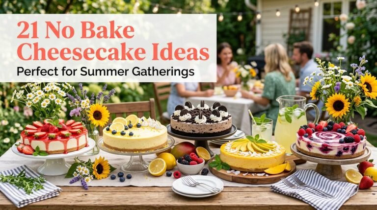 No Bake Cheesecake Ideas for Summer Gatherings