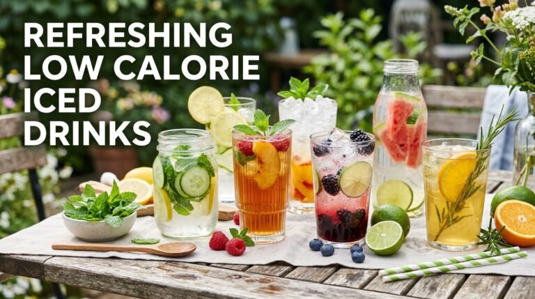 Refreshing Low Calorie Iced Drinks