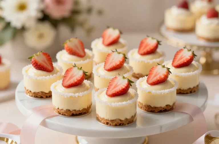 09 Mini Cheesecake Cups for Bridal Showers