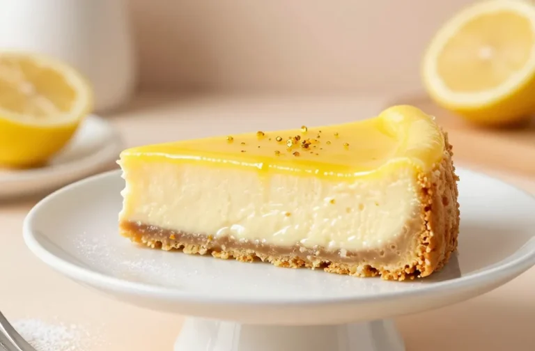 Creamy Lemon Cheesecake for Family Desserts