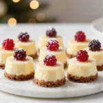 Homemade Cheesecake Bites for Holiday Tables